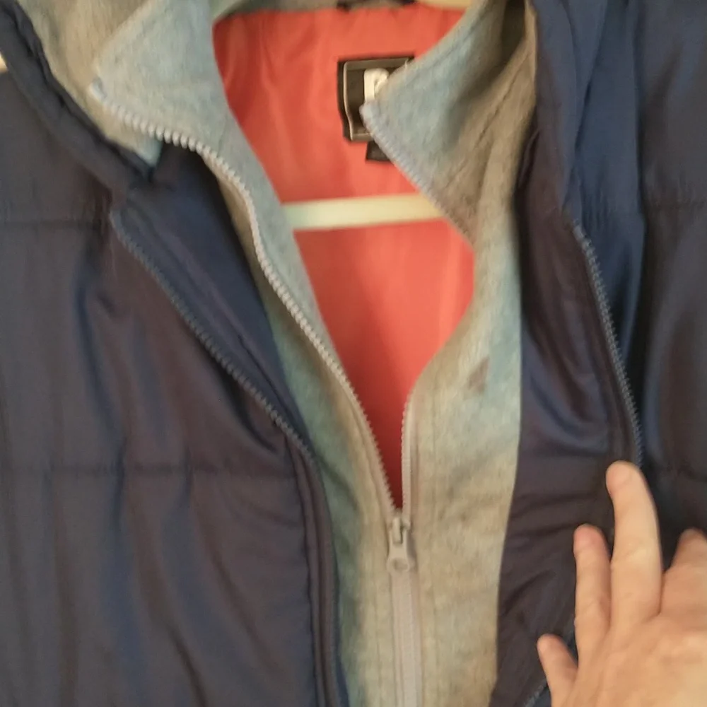 S. Rothschild winter coat, Double Zipper, Gray Fleece Barrier At Zipper,‎ 10/12